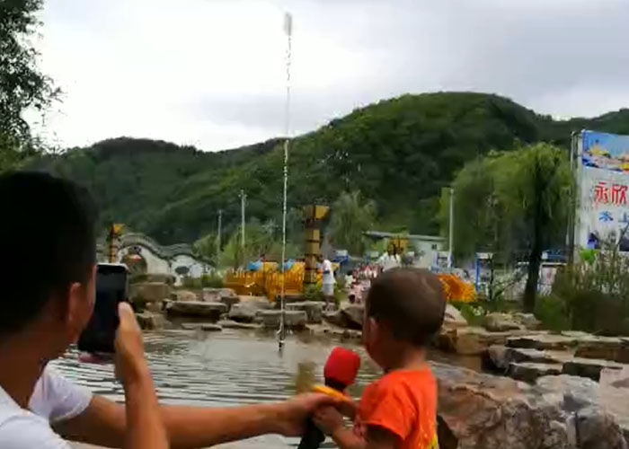 吉林聲控噴泉在通化開喊