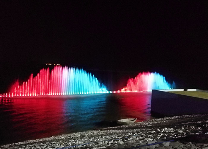 長沙喜馬拉雅噴泉承建印度激光音樂噴泉順利交付