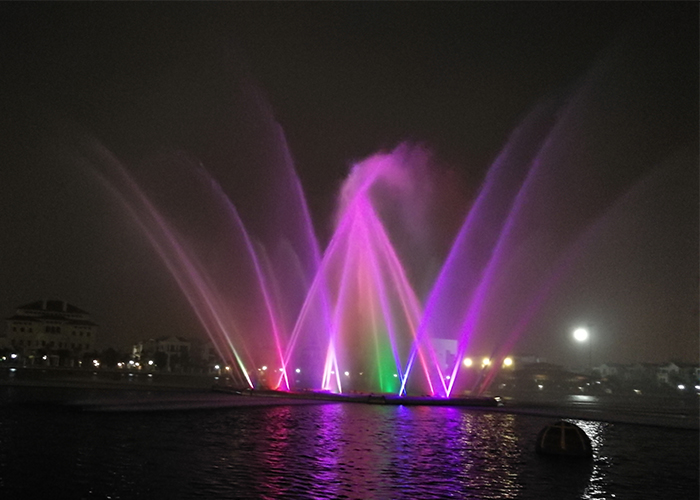 漂浮噴泉+數碼噴泉 喜馬拉雅噴泉越南開秀