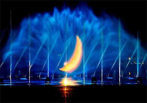 激光水幕電影噴泉怎樣才能更清晰