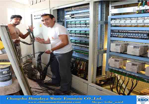 噴泉控制設備的檢修和維護