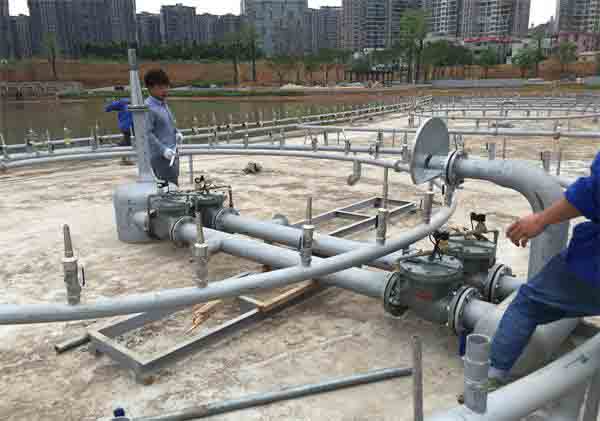 音樂噴泉施工管道安裝方法